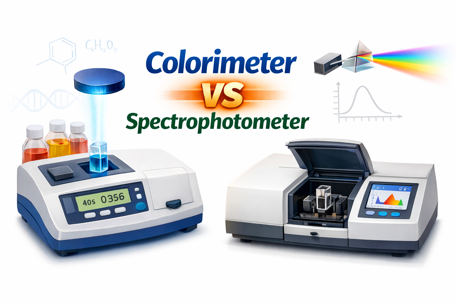 Colorimeter and Spectrophotometer - Biochemistry Hub