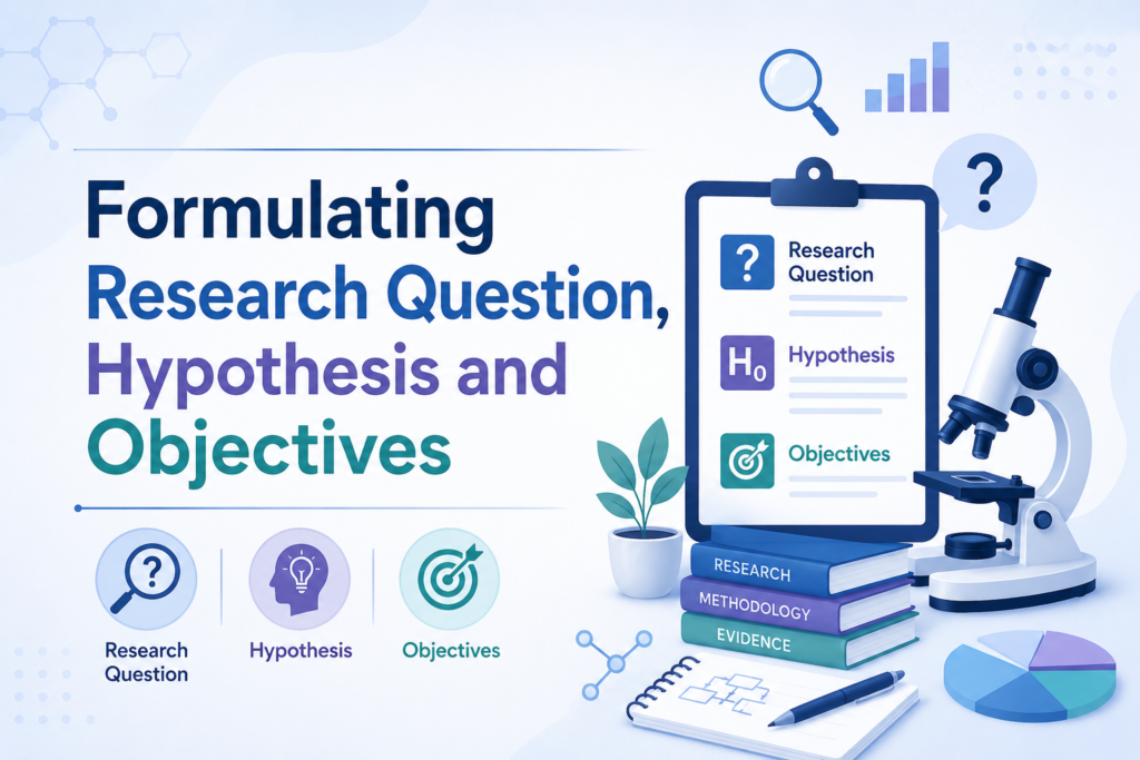Formulating Research Question, Hypothesis and Objectives